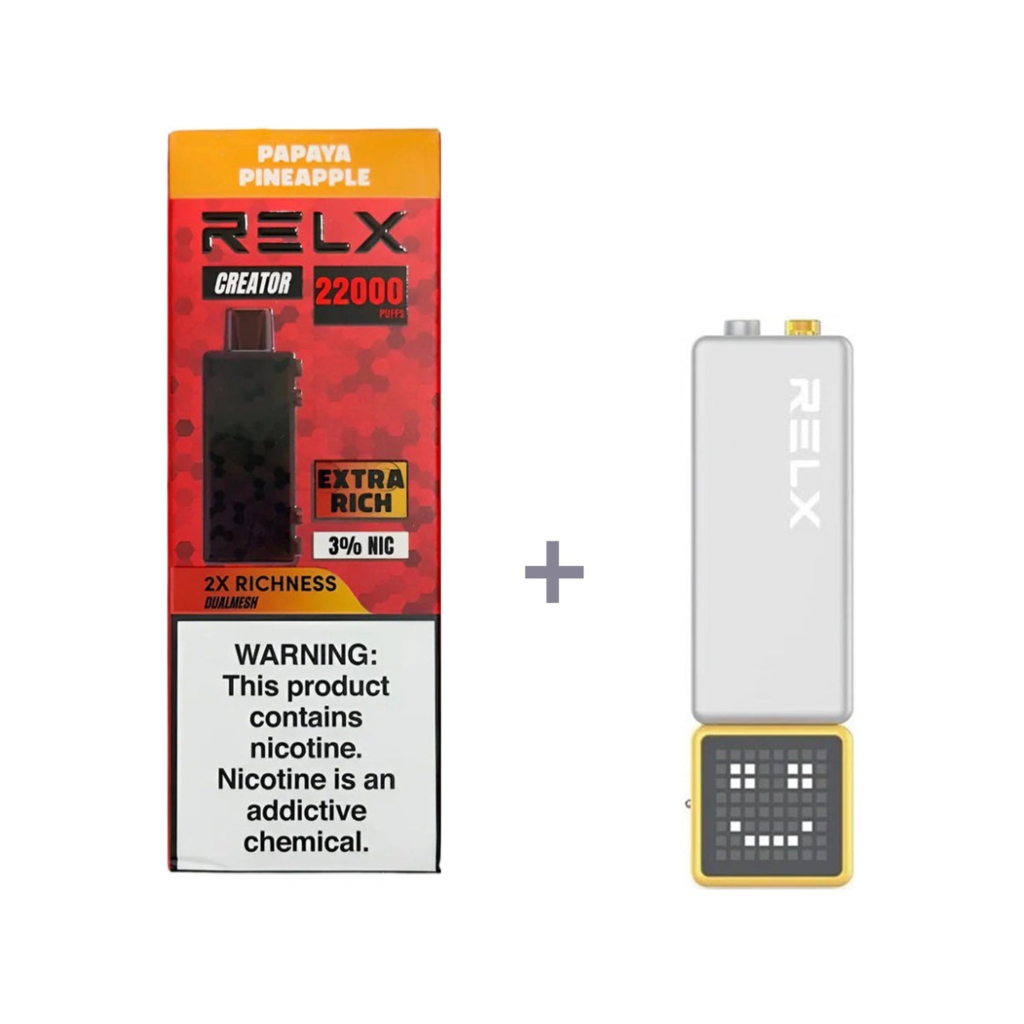 悦刻积木乐高RELX Creator 22000口烟弹/套装- (一 套装1(配正品一代杆) 哈密瓜冰沙 图片102 - RELX.HK