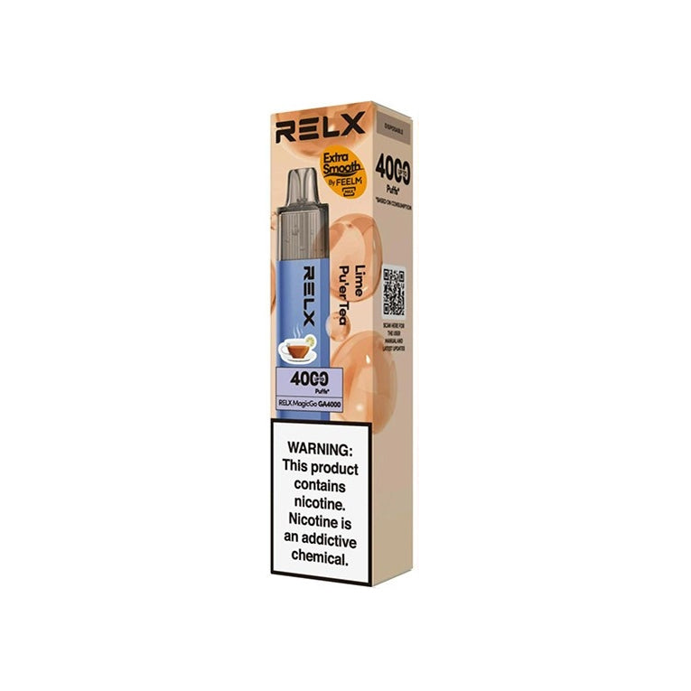 悦刻4000口 RELX MagicGo GA4000经典一次性电子 青柠普洱 图片19 - RELX.HK