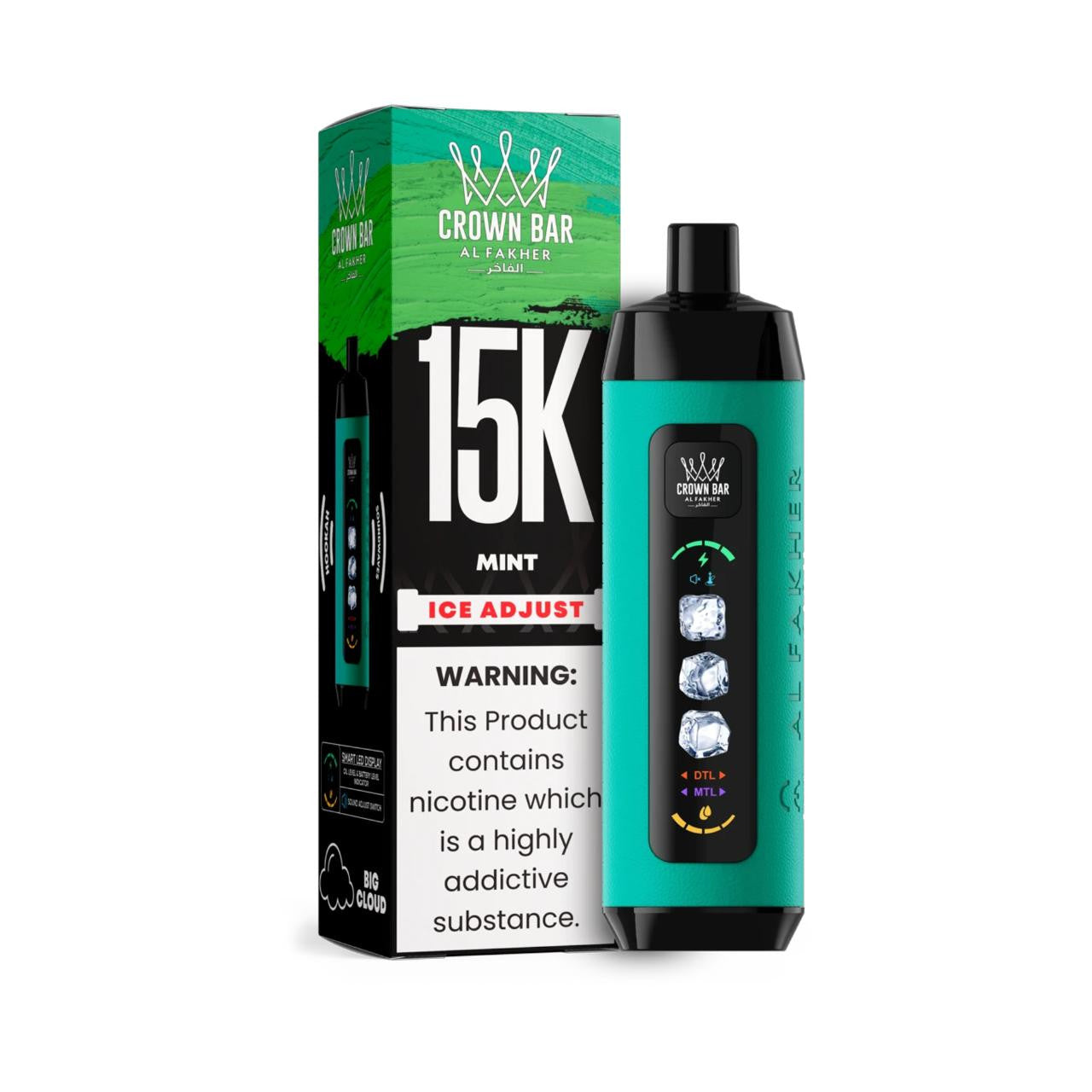 阿尔法赫皇冠系列PRO MAX AL FAKHER CROWN BA 薄荷口香糖 图片8 - RELX.HK