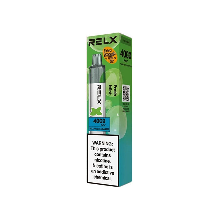 悦刻4000口 RELX MagicGo GA4000经典一次性电子 薄荷 图片23 - RELX.HK