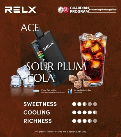 悦刻RELX ACE 30000口超大容量冰爽系列航空级铝材超薄设计 茉莉铁观音 图片18 - RELX.HK