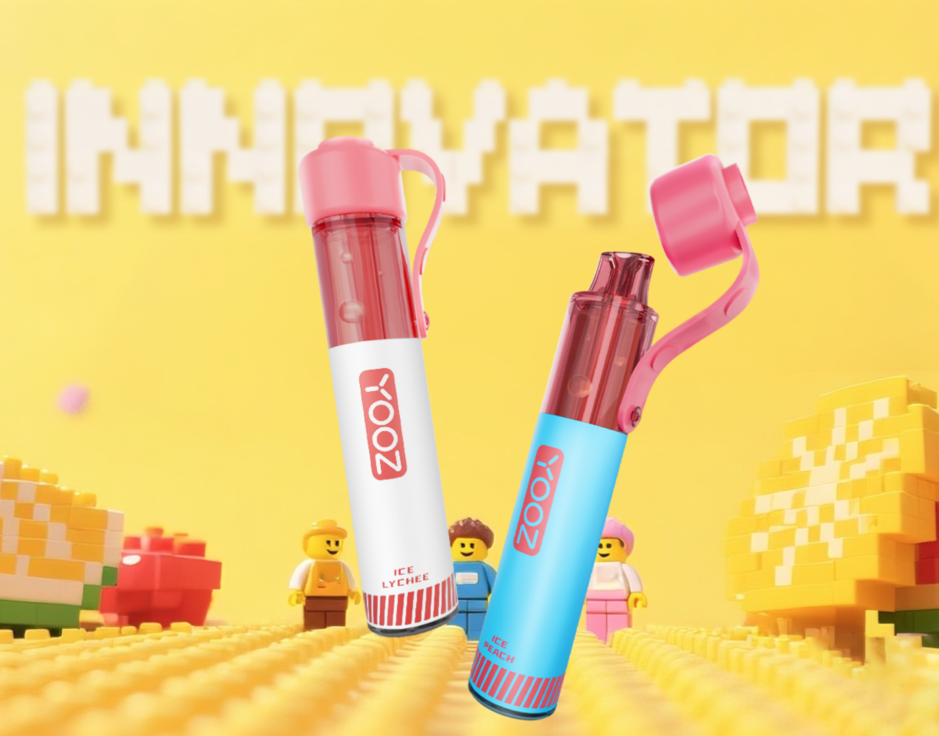 正品柚子积木YOOZ INNOVATOR电子烟食品级硅胶嘴帽冰爽型小烟-多口味可选 图片 5