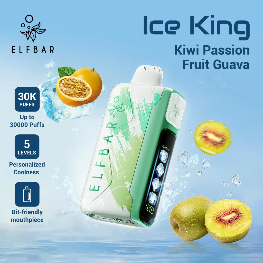 王嘉尔同款电子烟-ELFBAR ICE KING 30000口-王嘉 奇异果百香果番石榴 图片20 - RELX.HK