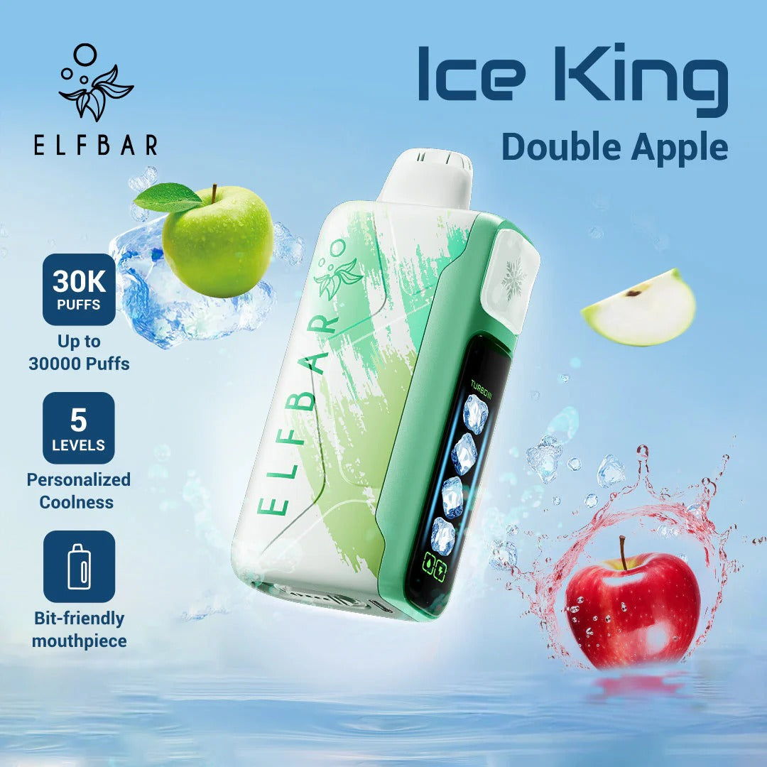 王嘉尔同款电子烟-ELFBAR ICE KING 30000口-王嘉 双苹果 图片18 - RELX.HK