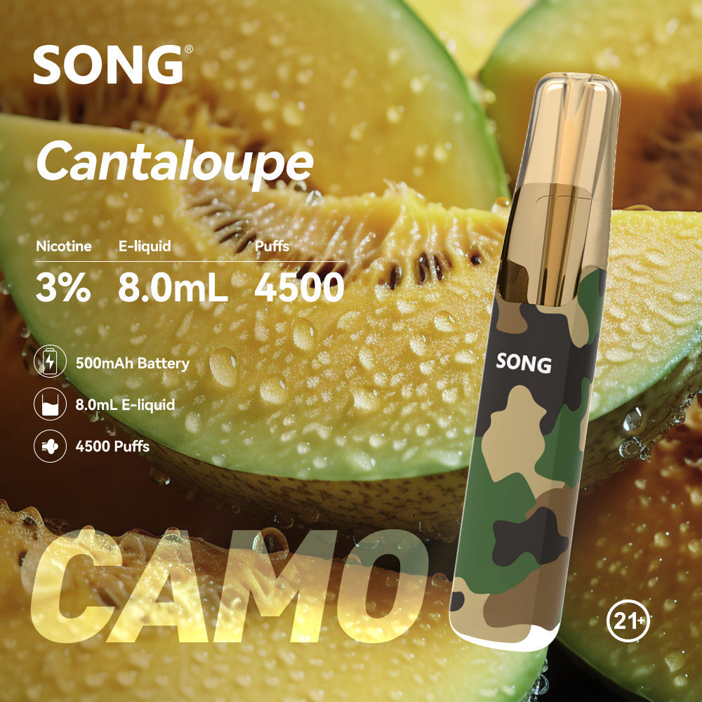 崧鸭嘴兽 Song Camo Series A36迷彩杆身一次性电子 图片24 - RELX.HK
