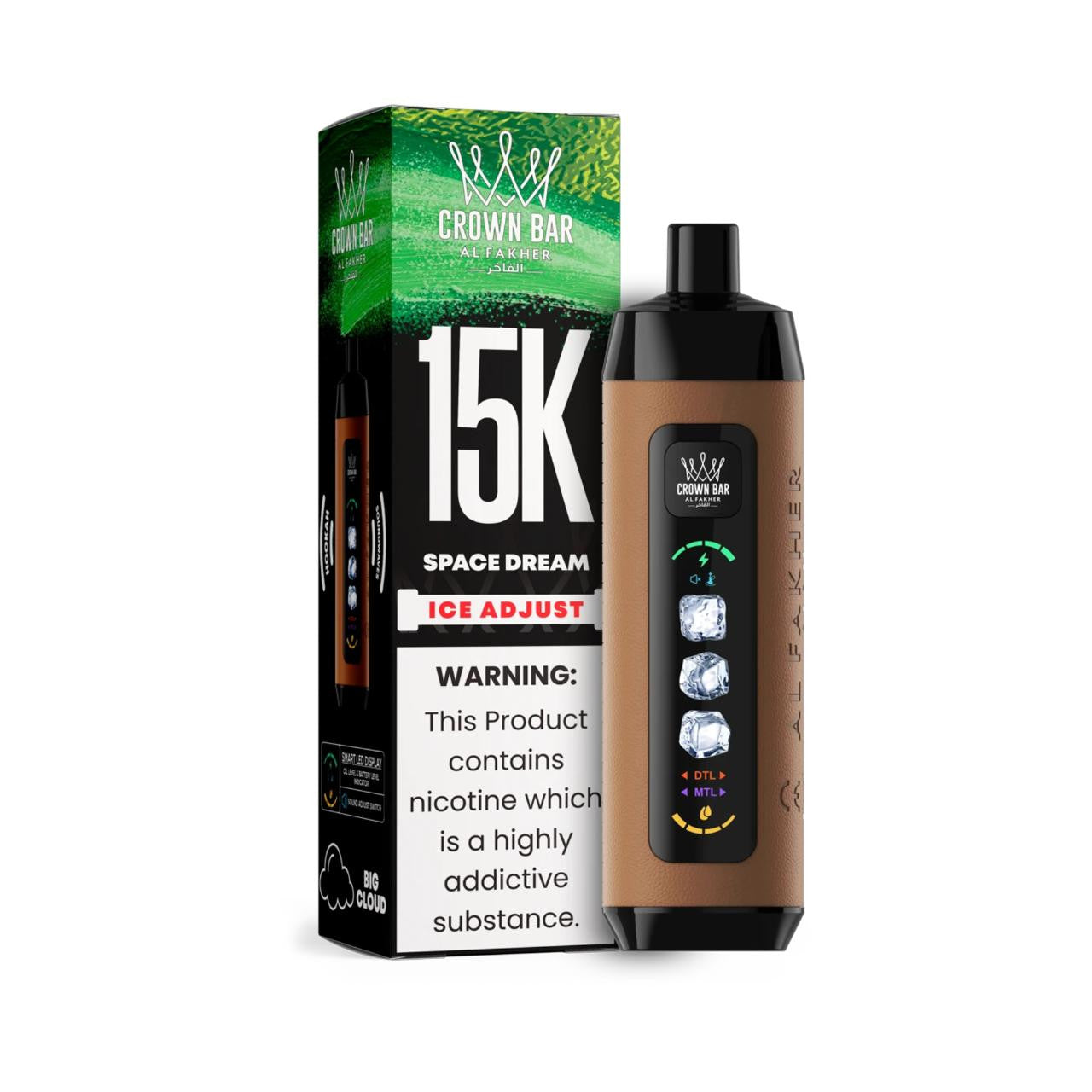 阿尔法赫皇冠系列PRO MAX AL FAKHER CROWN BA 橙子薄荷 图片28 - RELX.HK