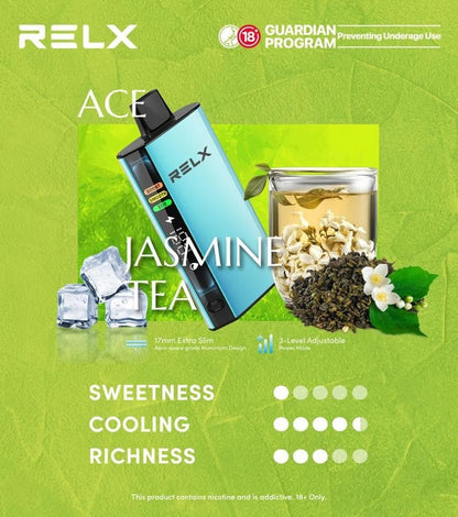 悦刻RELX ACE 30000口超大容量冰爽系列航空级铝材超薄设计 西瓜茉莉花 图片17 - RELX.HK