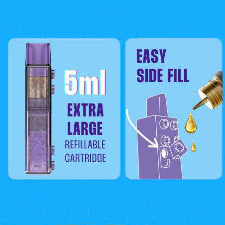 正品悦刻积木三代烟弹5ml可注油空弹-RELX Wecreate M-Cartridge Large-配适1/2/3代积木 图片 2