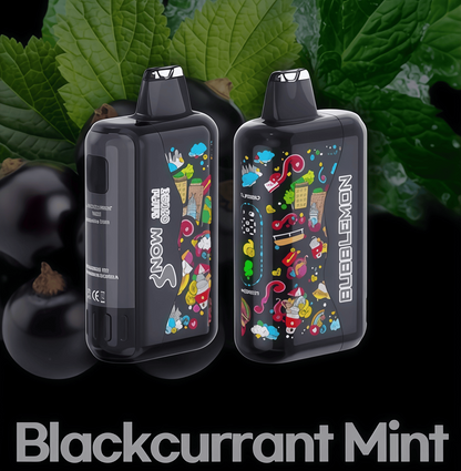 正品韩版BUBBLE MON GRAFFITI巴布梦泡泡兽满天星炫彩壁纸LED灯效35000口可调功率含隐藏口味一次性电子烟 图片 6