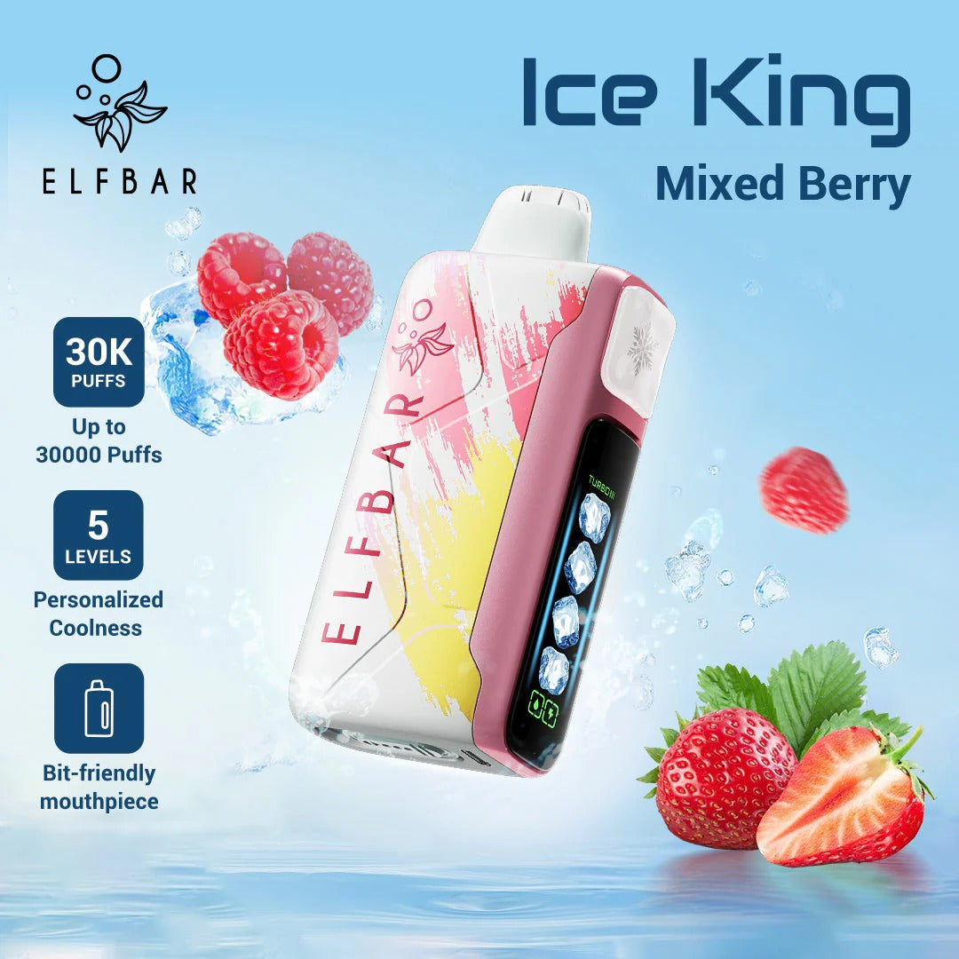 王嘉尔同款电子烟-ELFBAR ICE KING 30000口-王嘉 混合莓果 图片15 - RELX.HK