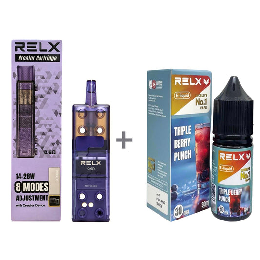 正品悦刻三代积木空弹烟油套餐(5ml容积RELX空弹+30ml正品RELX E-liquid) 图片 1