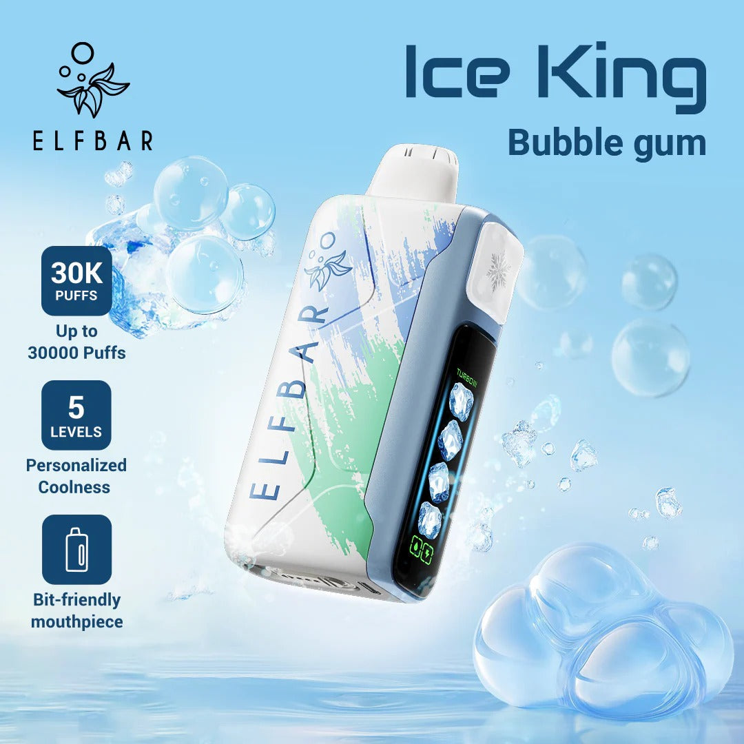 王嘉尔同款电子烟-ELFBAR ICE KING 30000口-王嘉 泡泡糖 图片11 - RELX.HK
