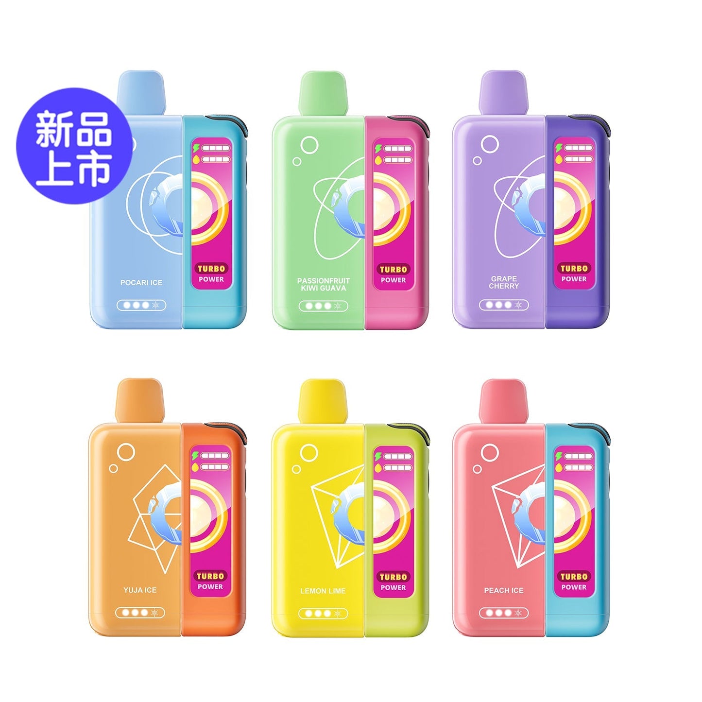 正品韩版ELFBAR JoinOne Icy Kit冰爽积木套装动画TFT液晶屏三挡可调冰度/功率经典时尚电子烟-多口味可选 图片 1