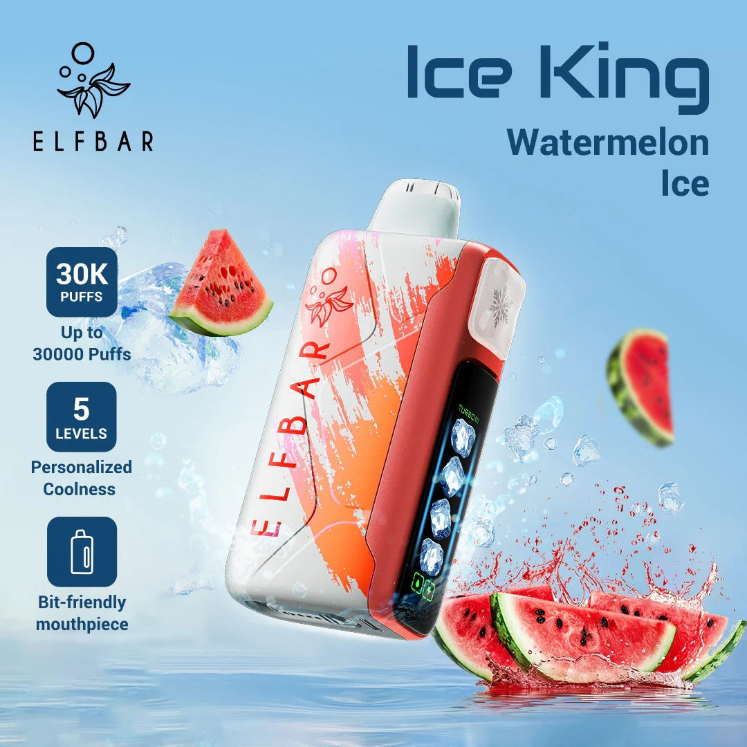 王嘉尔同款电子烟-ELFBAR ICE KING 30000口-王嘉 西瓜冰 图片8 - RELX.HK