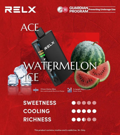 悦刻RELX ACE 30000口超大容量冰爽系列航空级铝材超薄设计 龙井冰茶 图片8 - RELX.HK