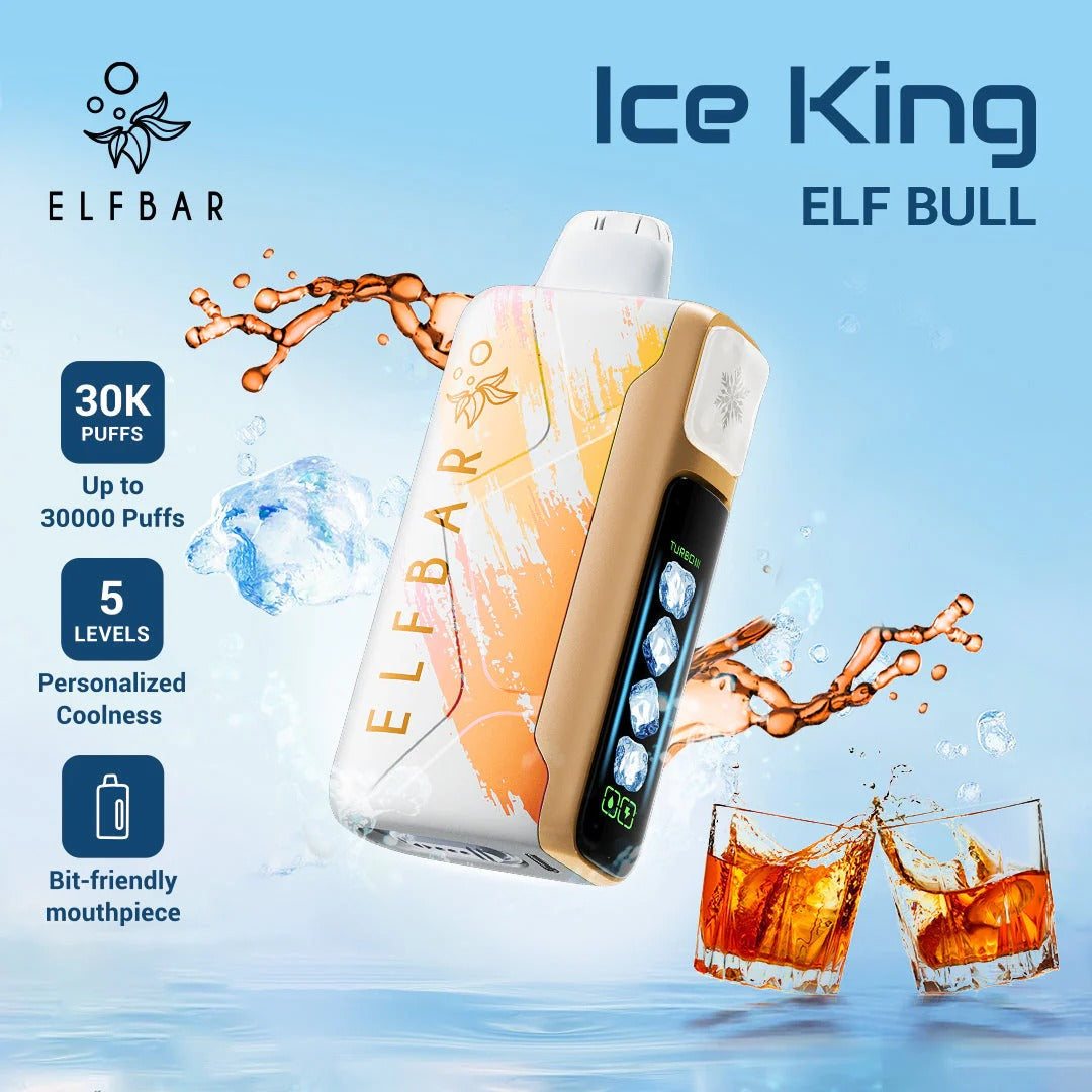 王嘉尔同款电子烟-ELFBAR ICE KING 30000口-王嘉 红牛能量饮料 图片10 - RELX.HK