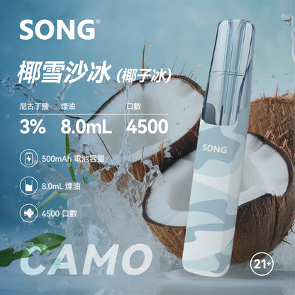 崧鸭嘴兽 Song Camo Series A36迷彩杆身一次性电子 酸葡萄 图片14 - RELX.HK