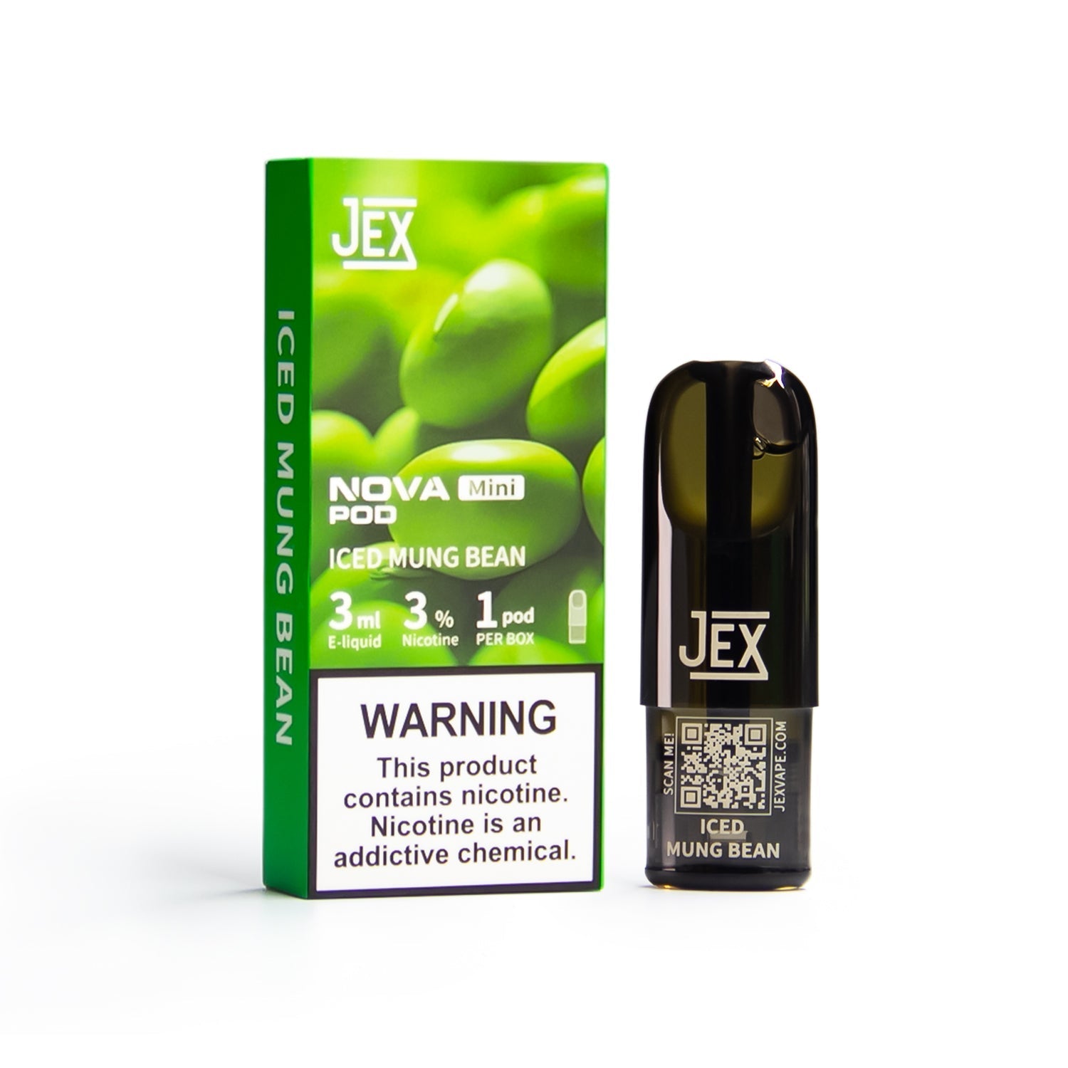 极星正品JEX NOVA Mini Pod 3ml单颗装烟弹-适配四五六七代烟杆/多口味可选-三颗起售 图片 4