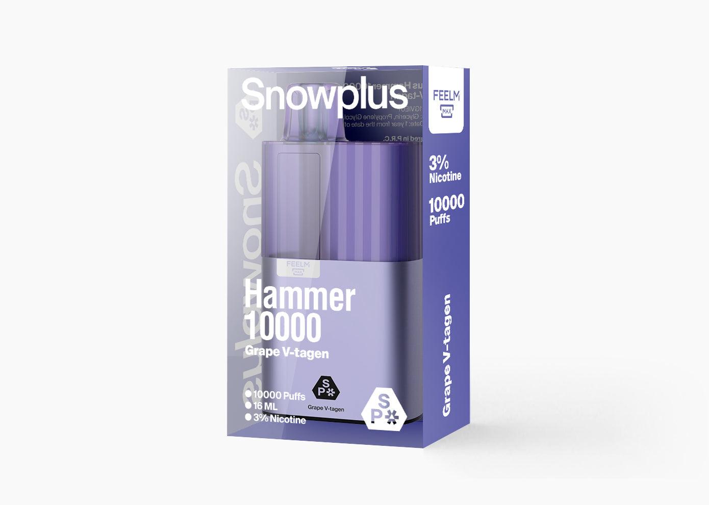 雪加大板砖Snowplus Hammer 10000口 一次性16m 绿豆冰 图片14 - RELX.HK