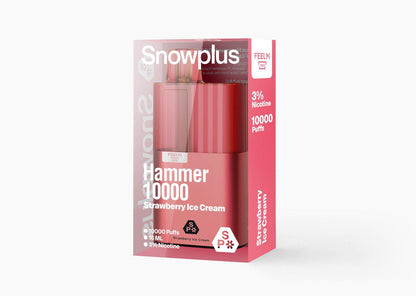 雪加大板砖Snowplus Hammer 10000口 一次性16m 水蜜桃 图片11 - RELX.HK