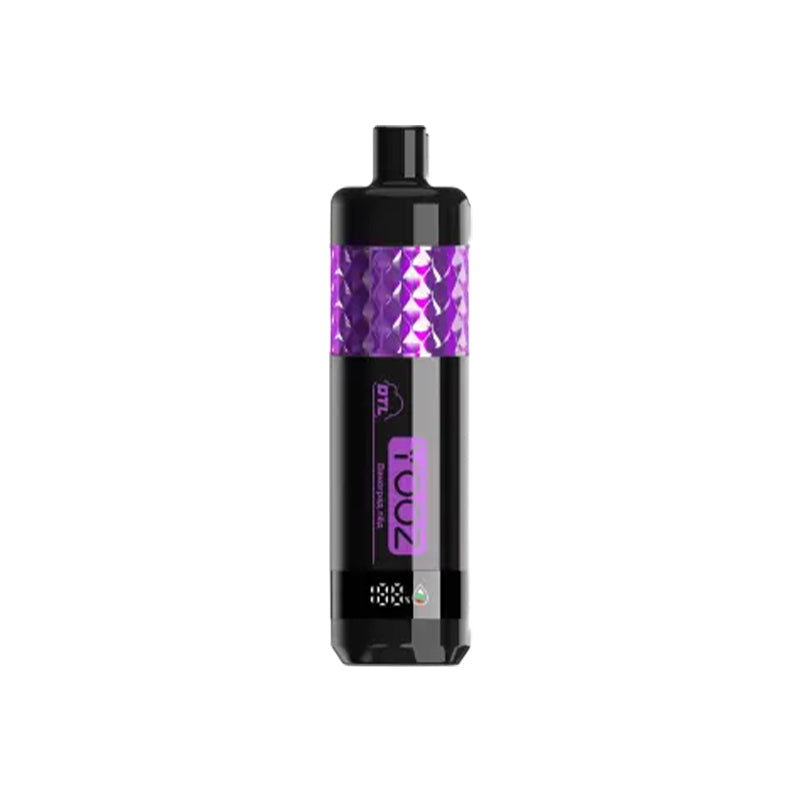 正品柚子水烟YOOZ SHISHA 14000口 DTL水晶炫彩钻石切割工艺大烟雾肺吸模式油量电量显示一次性电子烟-多口味可选 图片 6