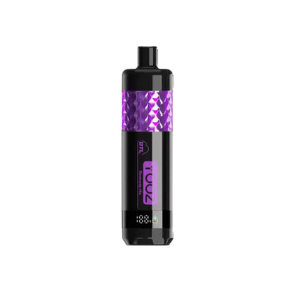 正品柚子水烟YOOZ SHISHA 14000口 DTL水晶炫彩钻石切割工艺大烟雾肺吸模式油量电量显示一次性电子烟-多口味可选 图片 6