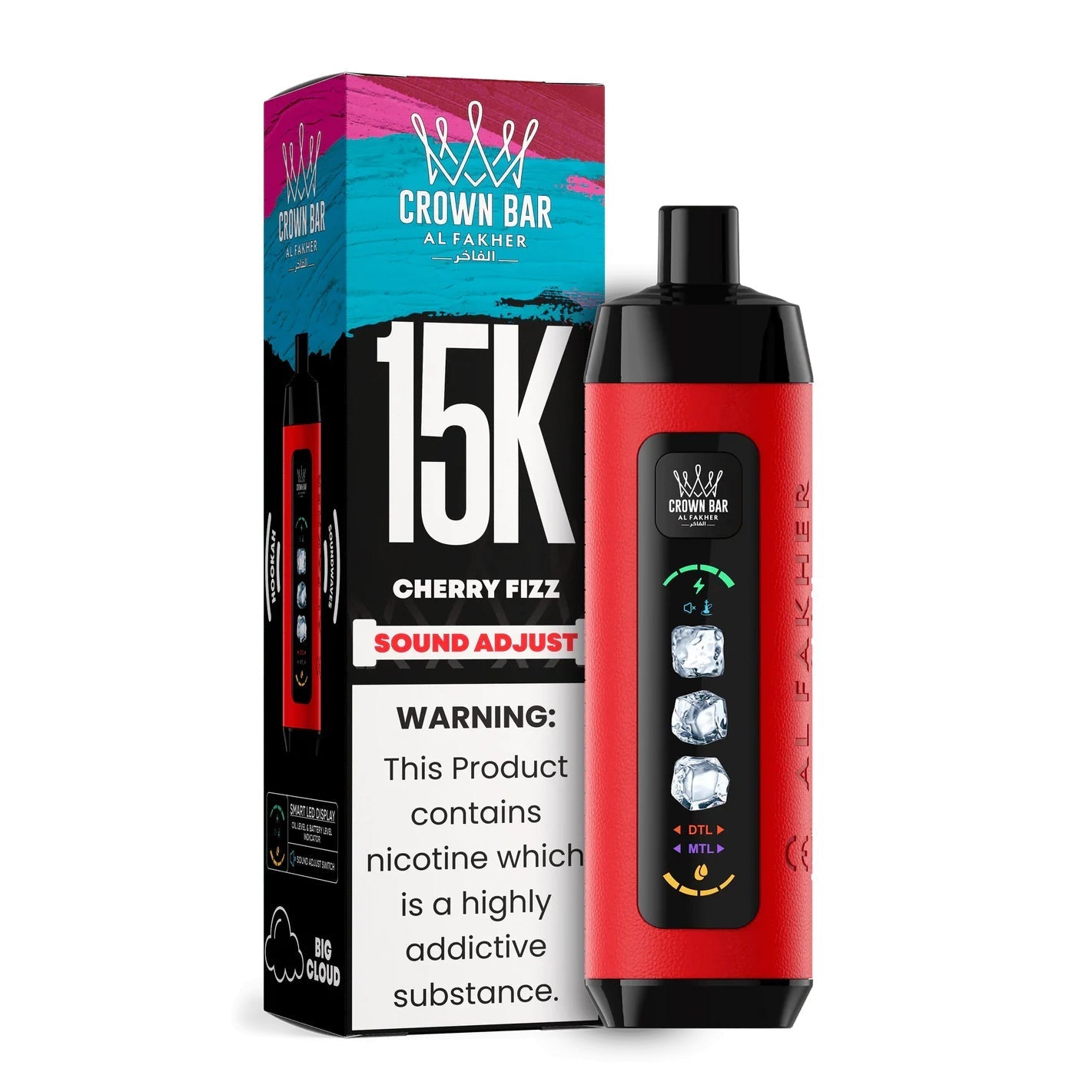 阿尔法赫皇冠系列PRO MAX AL FAKHER CROWN BA 薄荷醇 图片25 - RELX.HK