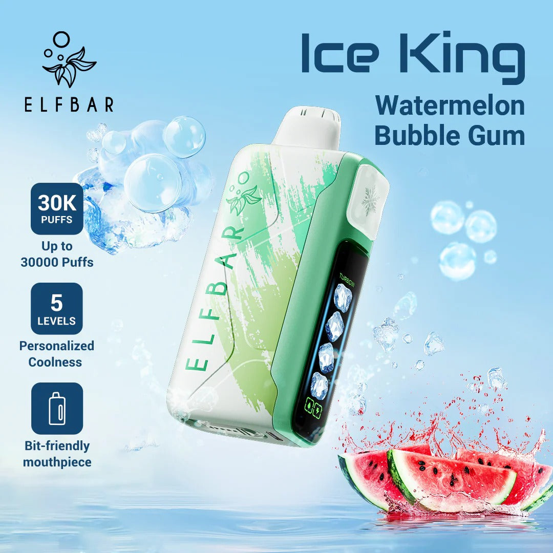 王嘉尔同款电子烟-ELFBAR ICE KING 30000口-王嘉 西瓜泡泡糖 图片6 - RELX.HK