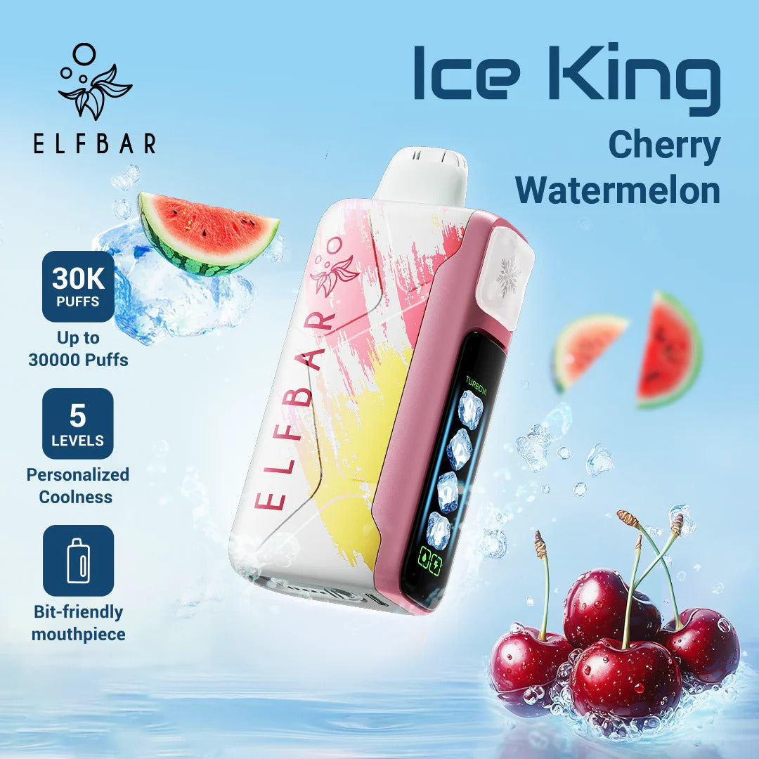 王嘉尔同款电子烟-ELFBAR ICE KING 30000口-王嘉 樱桃西瓜 图片13 - RELX.HK