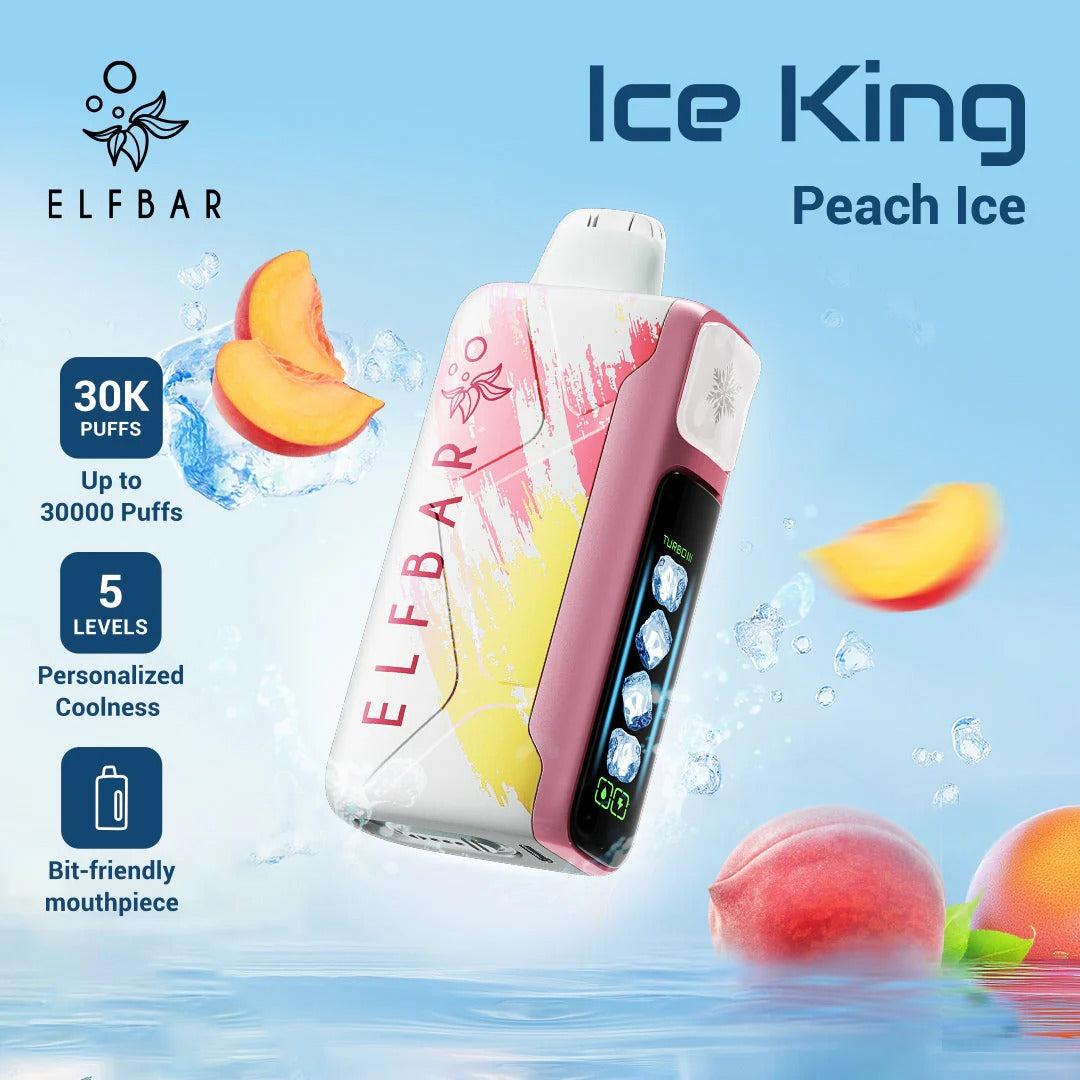 王嘉尔同款电子烟-ELFBAR ICE KING 30000口-王嘉 桃子冰 图片14 - RELX.HK