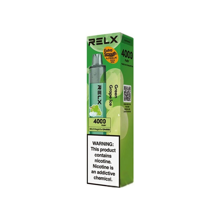 悦刻4000口 RELX MagicGo GA4000经典一次性电子 青提 图片22 - RELX.HK