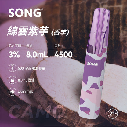 崧鸭嘴兽 Song Camo Series A36迷彩杆身一次性电子 椰子水 图片9 - RELX.HK
